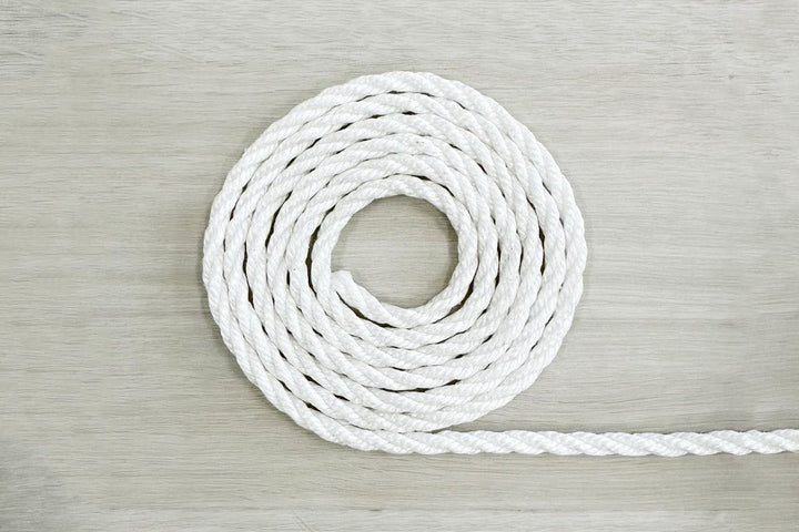 Catnets Edging Rope (Black or Stone) White Edging Rope "By-The-Metre"