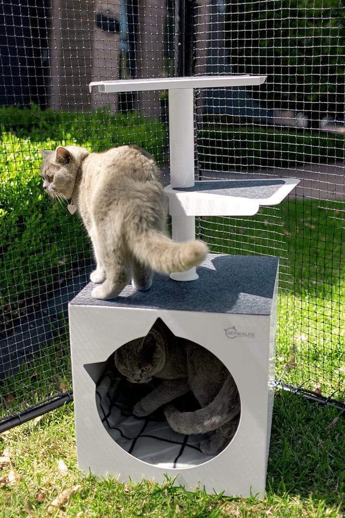 Skywalks Outdoor Cat Tree Cat Nets