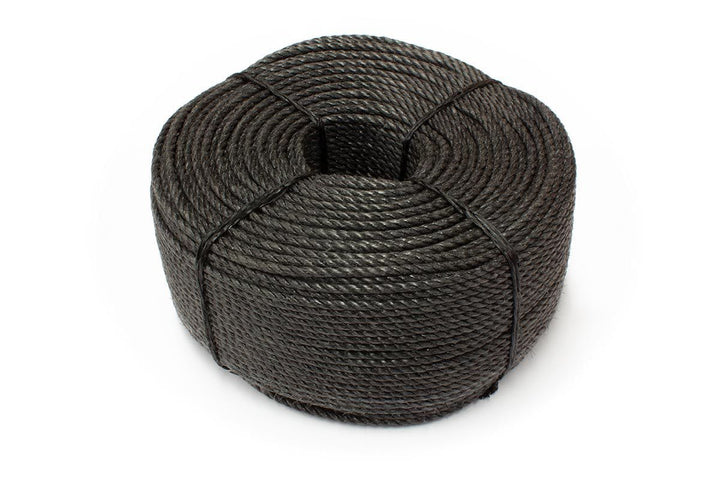 Catnets Edging Rope (Black or Stone) Black Edging Rope - 250m Bulk Roll