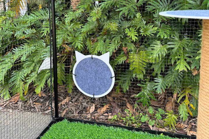 Catnets SKYWALKS Cat Climbing System Skywalks Cat Face Weatherproof Scratcher