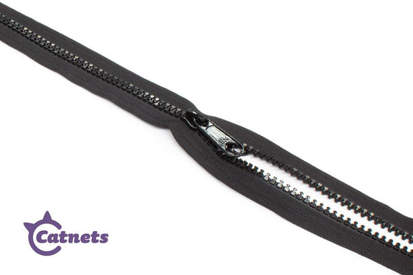 Catnets D.I.Y Zippers & Kits Black Zipper By-The-Metre