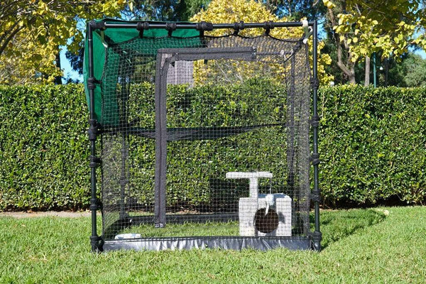 Portable cat 2025 enclosures for caravans