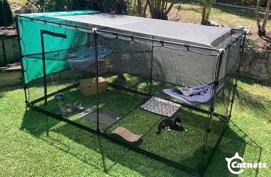 Catnet Premium Portable Cat Enclosure Double 3.6m – Catnets