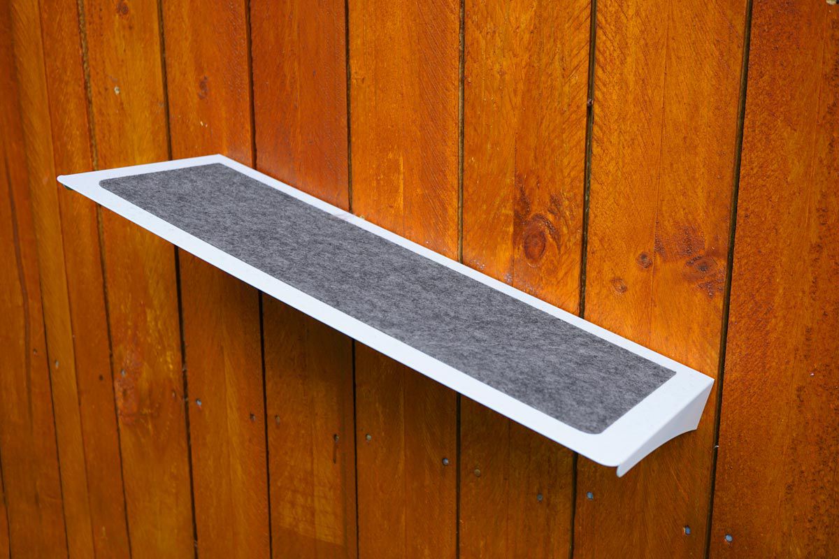 Catnets SKYWALKS Cat Climbing System Carpeted Cat Climbing "Ramp" - White